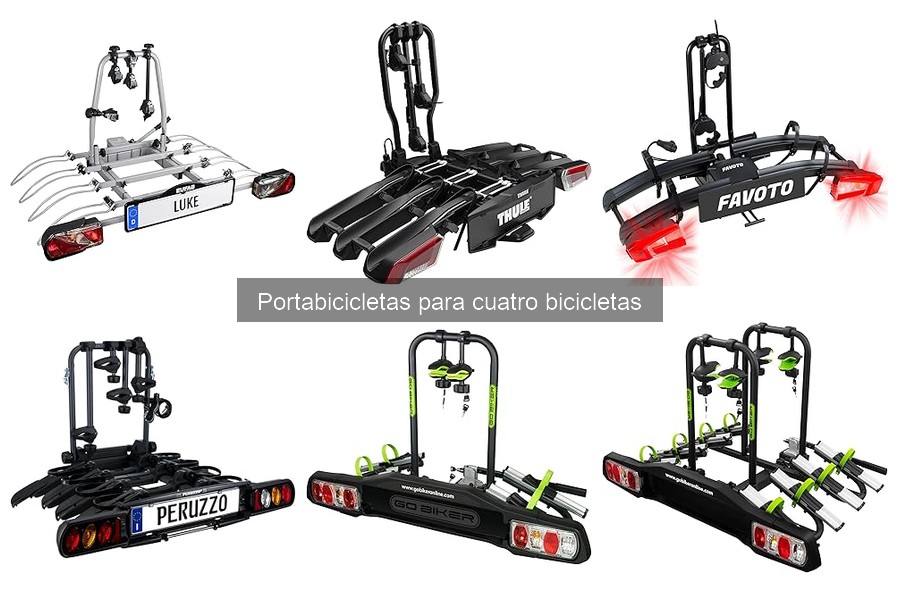 Comparativa: Portabicicletas de enganche vs. techo para 4 bicis