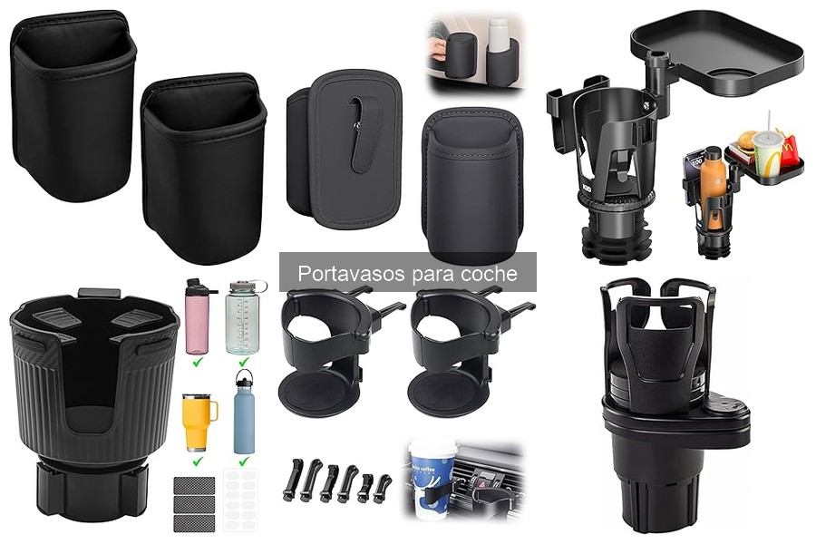 Comparativa: Portavasos de plástico vs metal para coche
