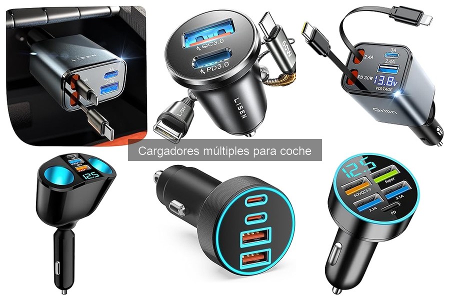 Compatibilidad de Cargadores Múltiples para Coche: ¿Todos los Dispositivos?