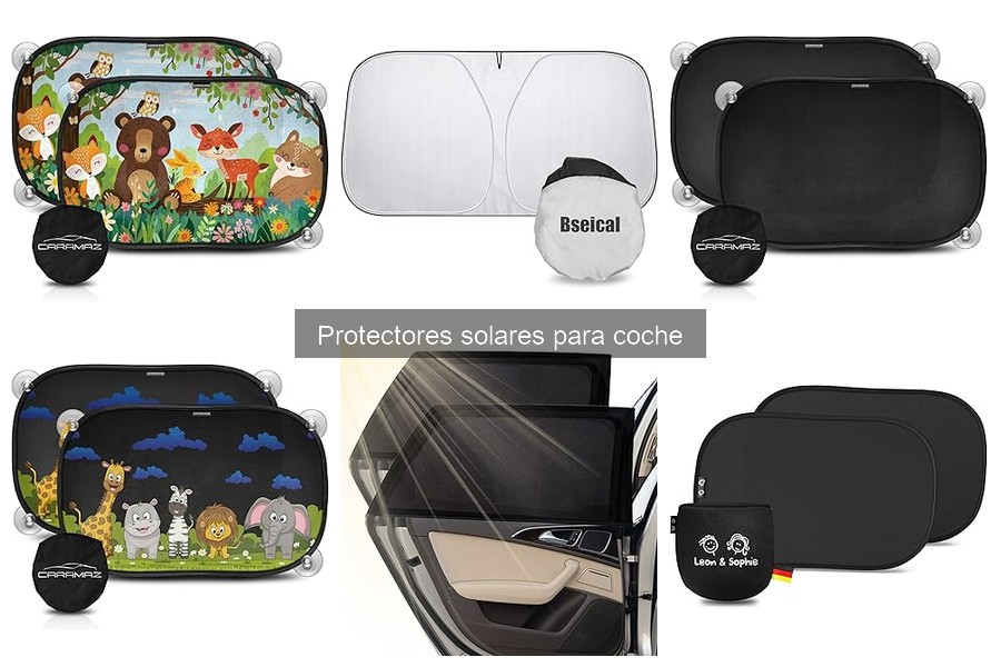 ** Consejos para limpiar y mantener protectores solares de coche