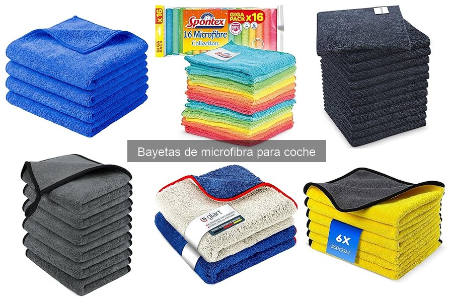 Consejos para usar bayetas de microfibra en la limpieza del coche