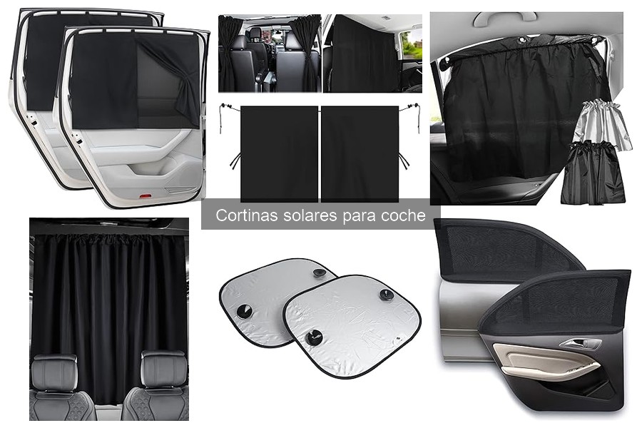 Cortinas solares para coche: compatibilidad con modelos