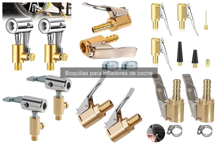 ¿Debo cambiar la boquilla de mi inflador de coche?