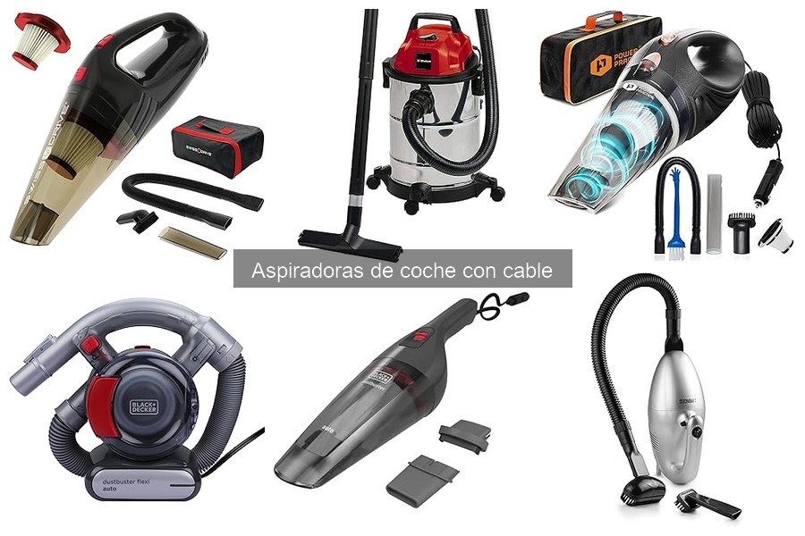 Dónde comprar aspiradoras de coche con cable: guía completa