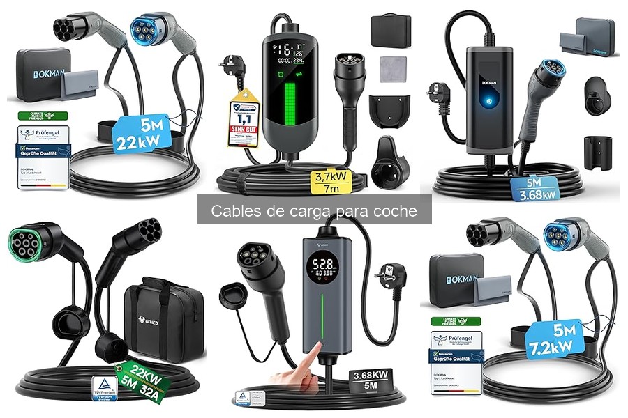 Dónde comprar cables de carga para coche: mejores opciones