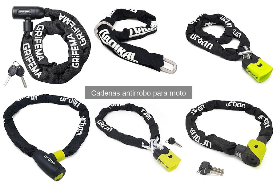 Dónde comprar cadenas antirrobo para moto a buen precio