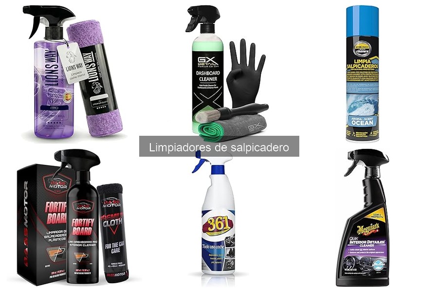 Dónde comprar limpiadores de salpicadero: online y tiendas