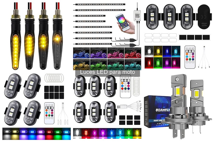 Dónde comprar luces LED para moto al mejor precio
