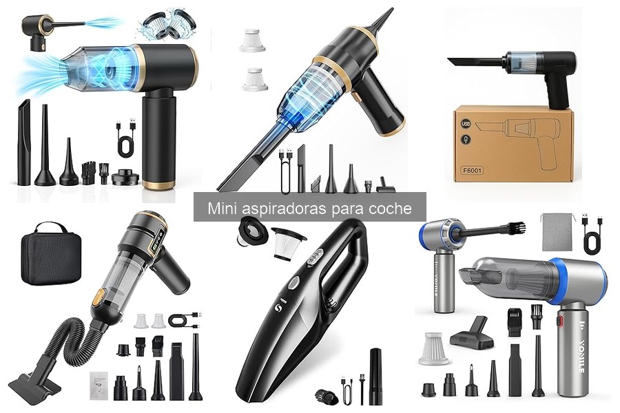 Dónde comprar mini aspiradoras para coche: guía completa