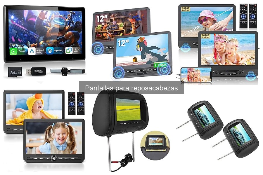 Dónde comprar pantallas para reposacabezas: guía completa