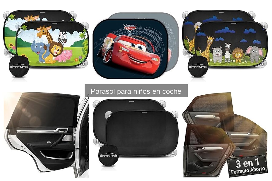 Dónde comprar parasoles para niños en coche: ofertas y precios