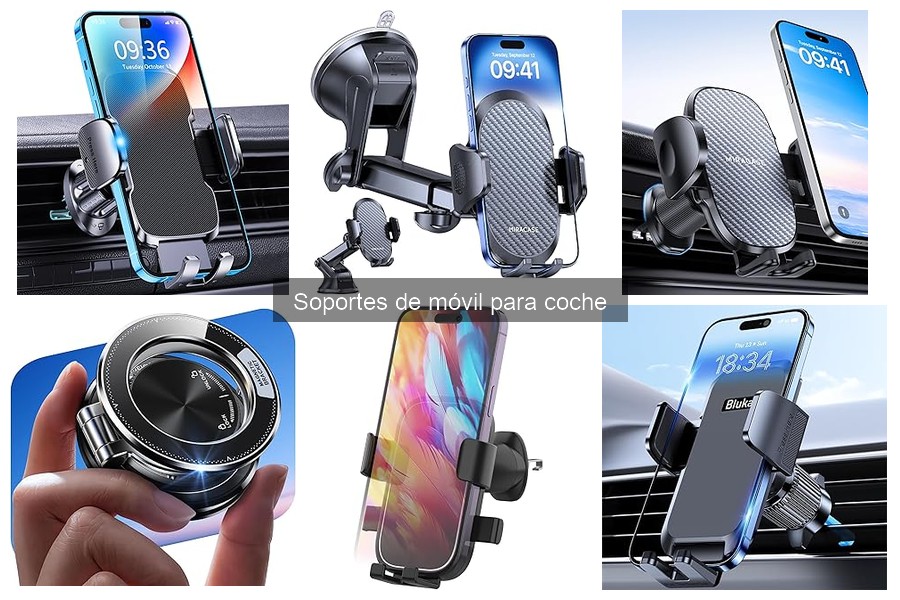 Dónde comprar soportes de móvil para coche al mejor precio