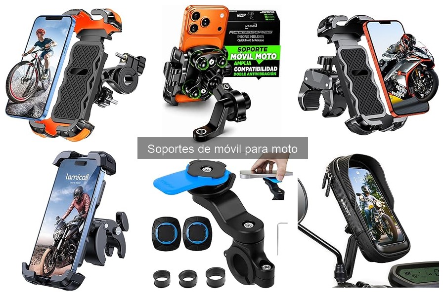 Dónde comprar soportes de móvil para moto al mejor precio