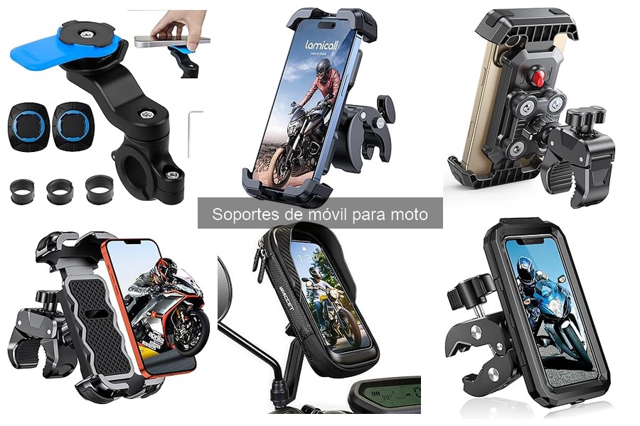 El tamaño perfecto de soporte de móvil para tu moto