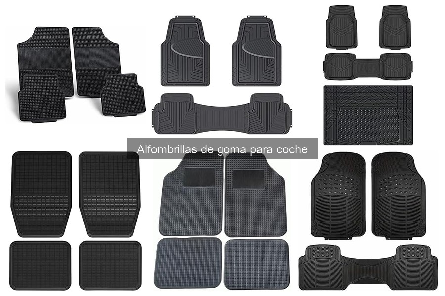 Errores al elegir alfombrillas de goma para coche