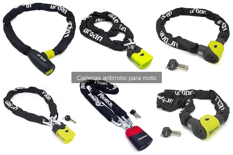 Errores comunes al usar cadenas antirrobo para moto