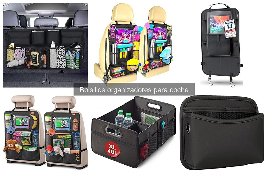 Errores comunes en bolsillos organizadores para coche