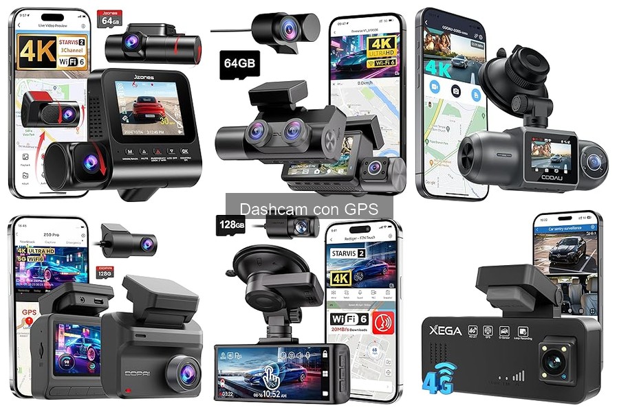 Funcionalidades adicionales importantes en dashcams con GPS