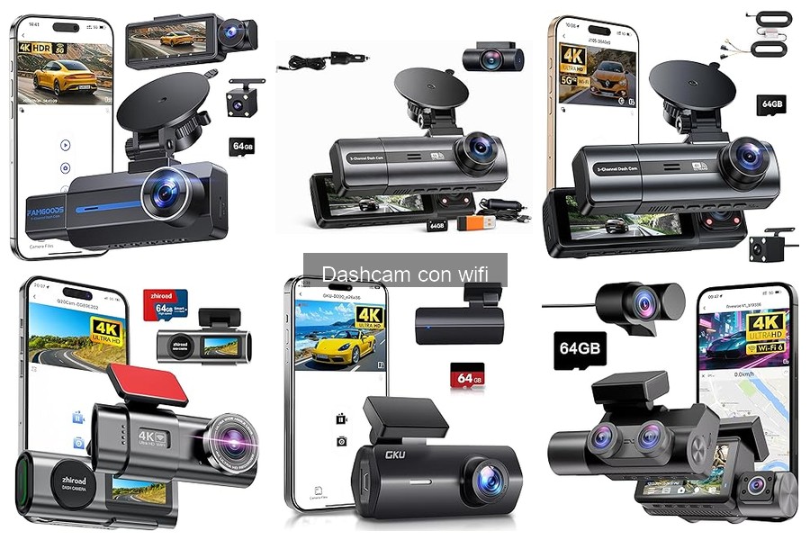 Funciones adicionales de las dashcams con wifi