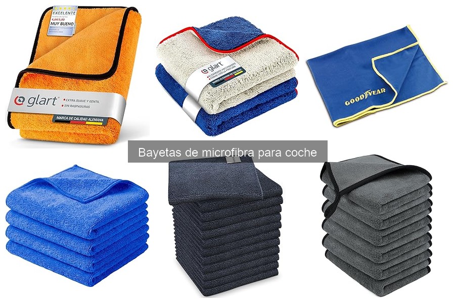 Gramajes de Bayetas de Microfibra para Coche: Guía Completa