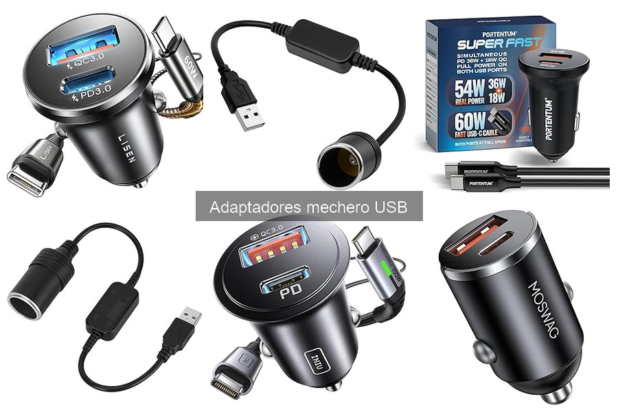Guía de compra de adaptadores mechero USB para coche
