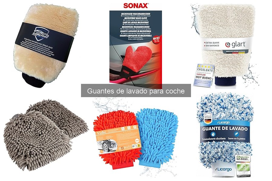 Guía de compra de guantes de lavado para coche