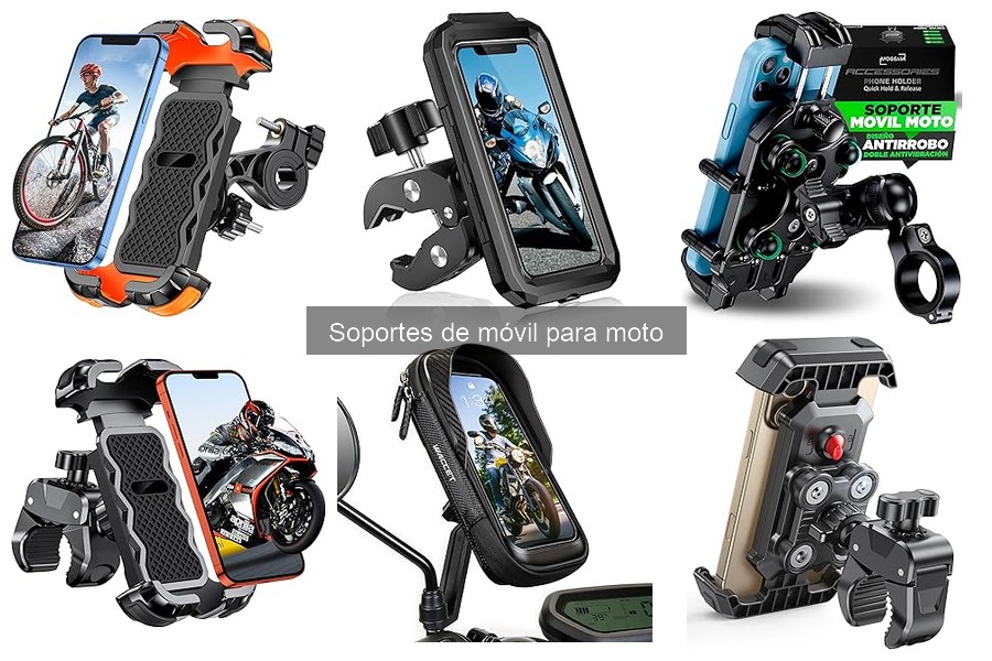 Guía de compra de soportes de móvil para moto 2023