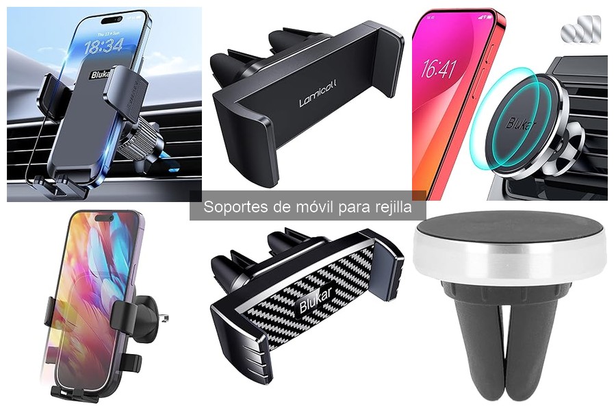Guía de compra de soportes de móvil para rejilla