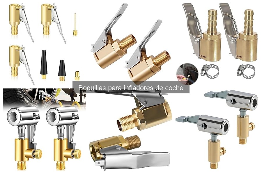 Guía de instalación de boquillas para infladores de coche