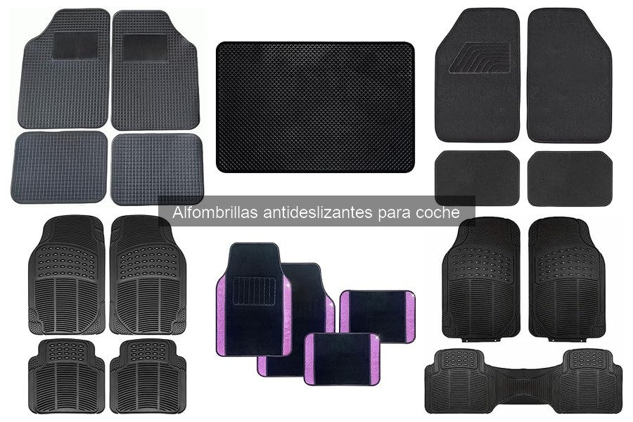 Guía para Elegir Alfombrillas Antideslizantes para Coche