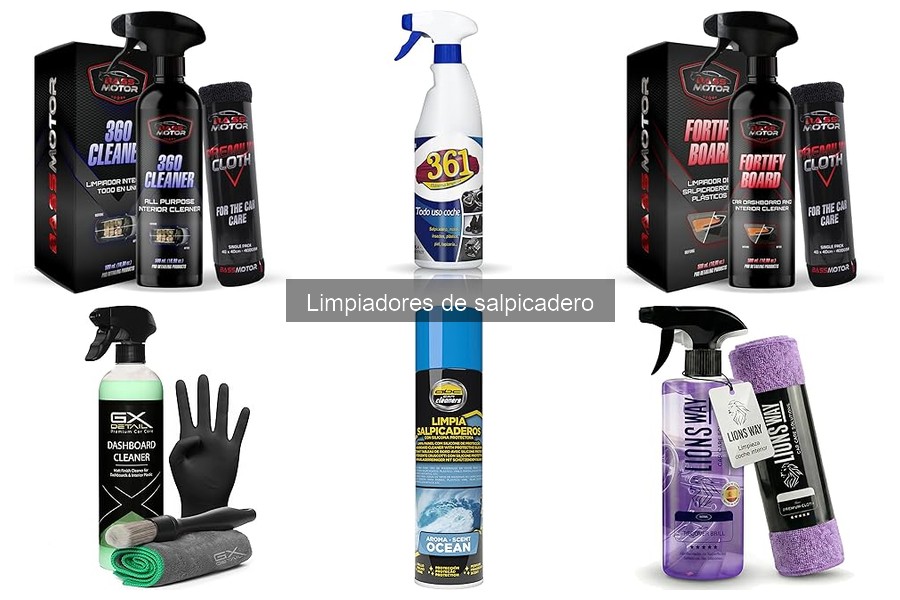 Guía para elegir el mejor limpiador de salpicadero