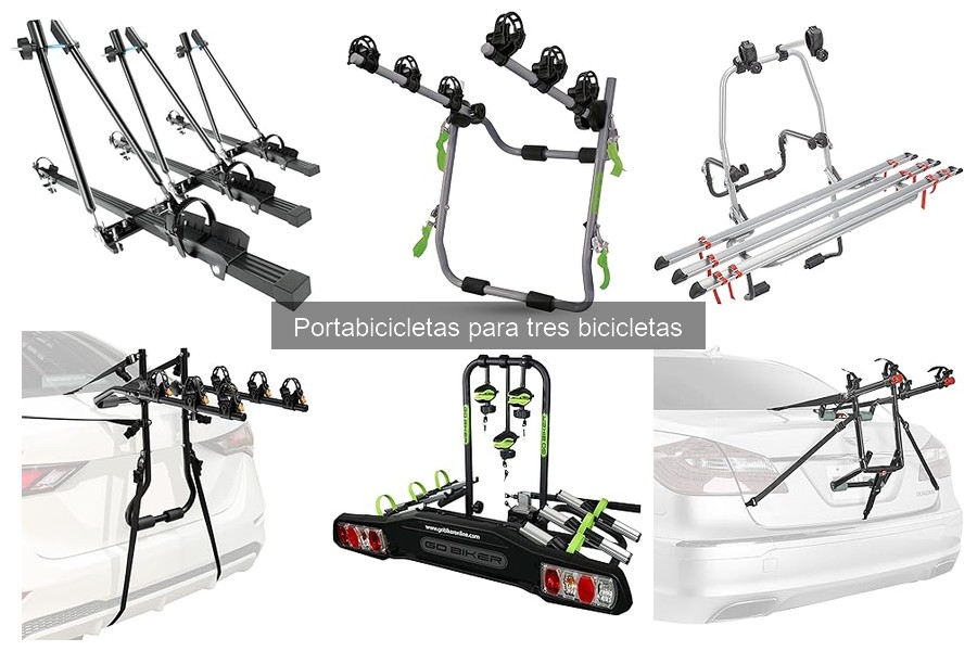 Guía para elegir portabicicletas para tres bicicletas