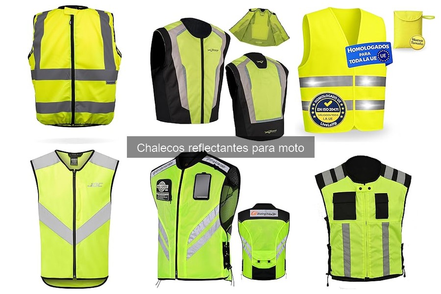 Guía para usar correctamente un chaleco reflectante para moto