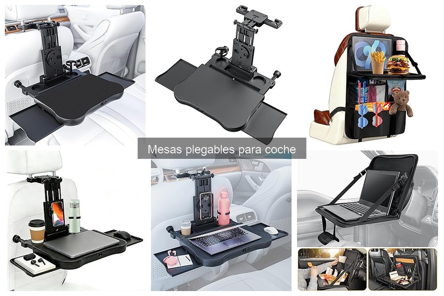 Ideas creativas para mesas plegables en el coche