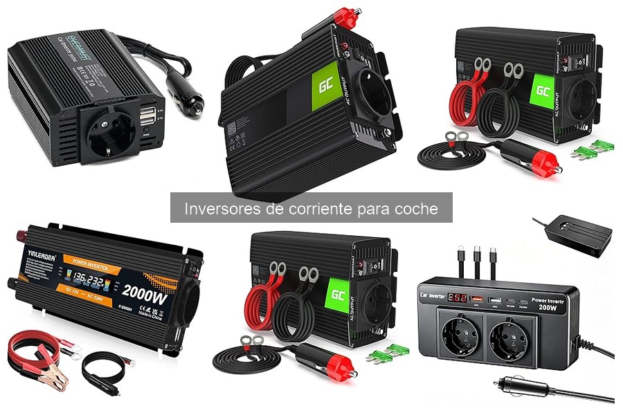 Inversores de corriente para coche baratos: dónde comprarlos