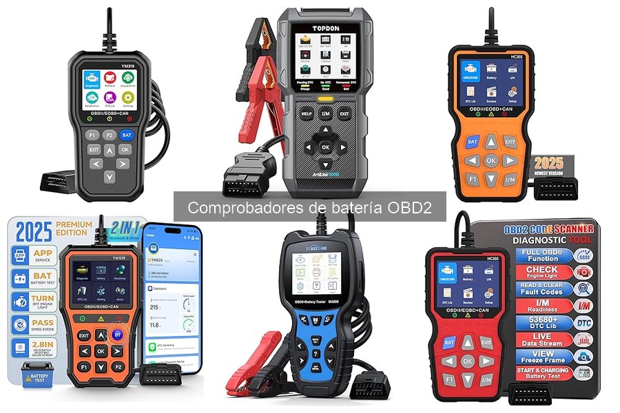 Mantenimiento y cuidado de comprobadores de batería OBD2