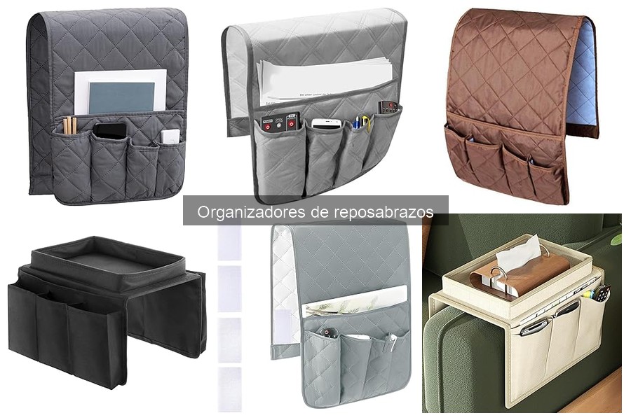 Mantenimiento y limpieza de organizadores de reposabrazos