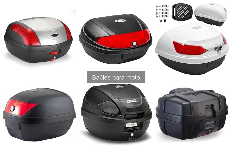 Materiales más duraderos para baúles de moto