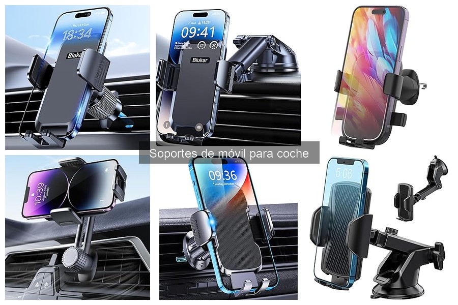 Mejora tu Soporte de Móvil para Coche con Estos Accesorios