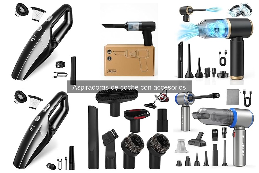 Mejores accesorios para aspiradoras de coche: guía completa