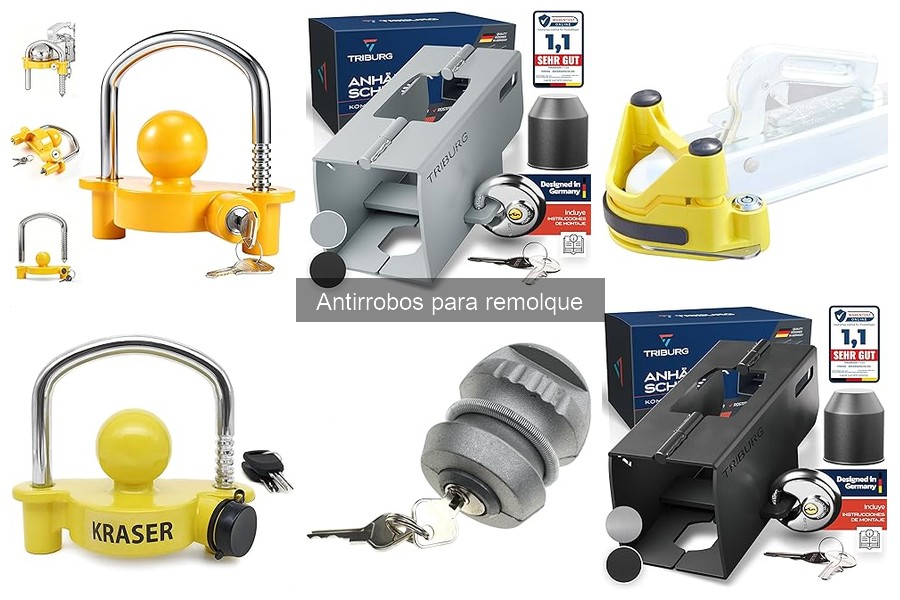 Mejores antirrobos para remolques en 2023: comparativa