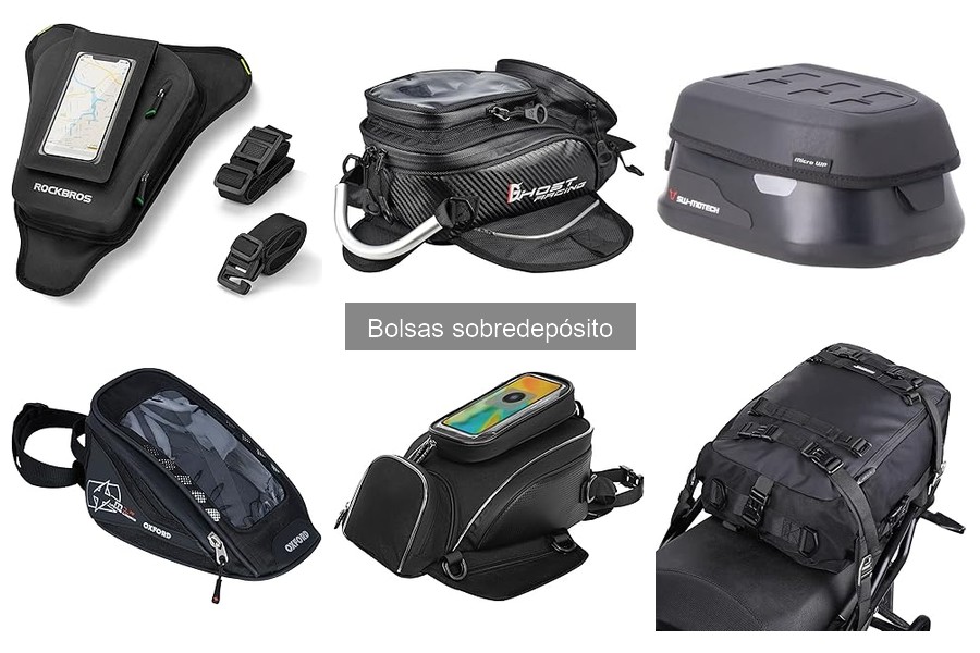 Mejores bolsas sobredepósito para viajes largos en moto