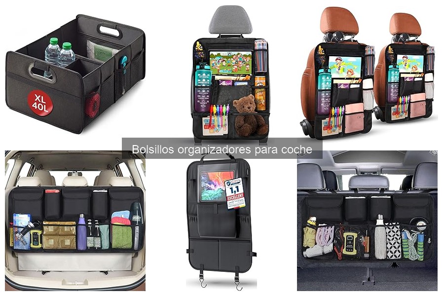 Mejores bolsillos organizadores para coches familiares