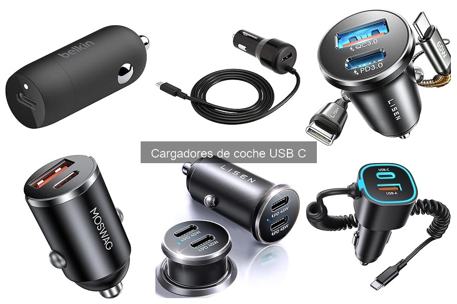 Mejores Cargadores de Coche USB-C: Comparativa 2023