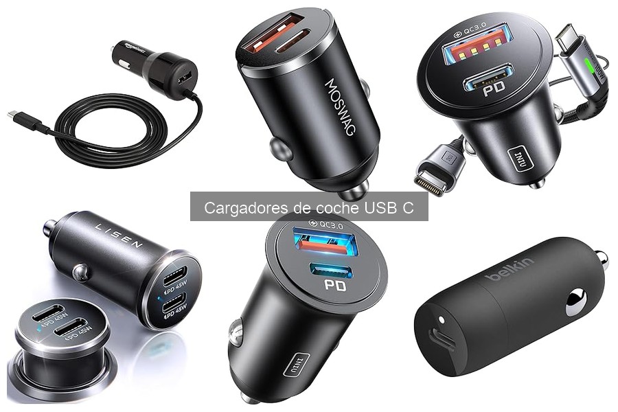 Mejores cargadores de coche USB-C para viajes largos