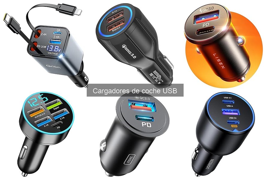 Mejores cargadores de coche USB para smartphones en 2023