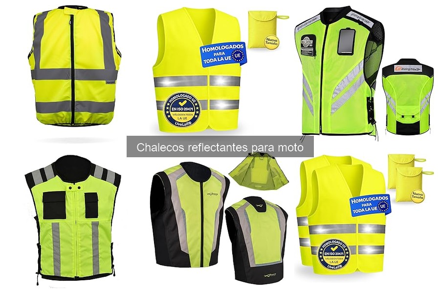 Mejores chalecos reflectantes para moto: comparativa 2023
