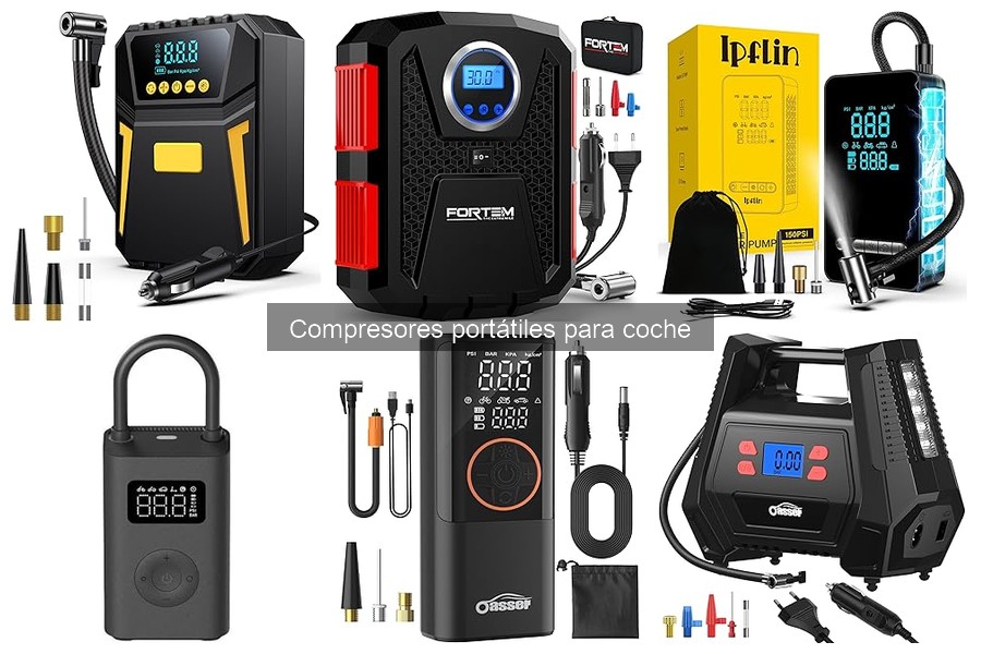 Mejores compresores portátiles para coche en 2023