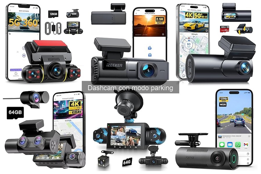 Mejores dashcams con modo parking para coches urbanos