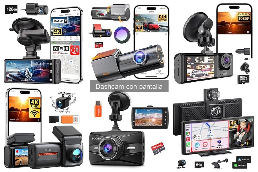 Mejores dashcams con pantalla para principiantes en conducción